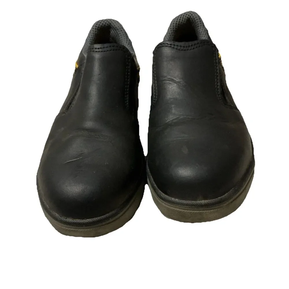Dewalt Men's Work Steel Toe Black Safety Shoes Size 7 Slip On